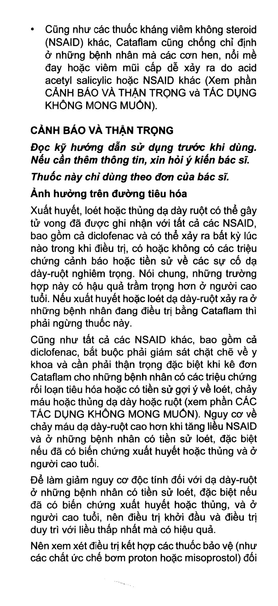 Cataflam 25mg giảm đau, kháng viêm xương khớp (1 vỉ x 10 viên) - 18